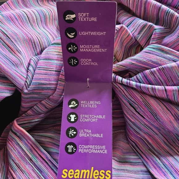 Morera Active Colorful Seamless Leggings Size XL NWT - Picture 6 of 6